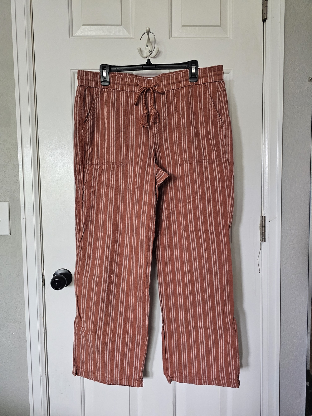Sonoma Drawstring Linen-Blend Pants